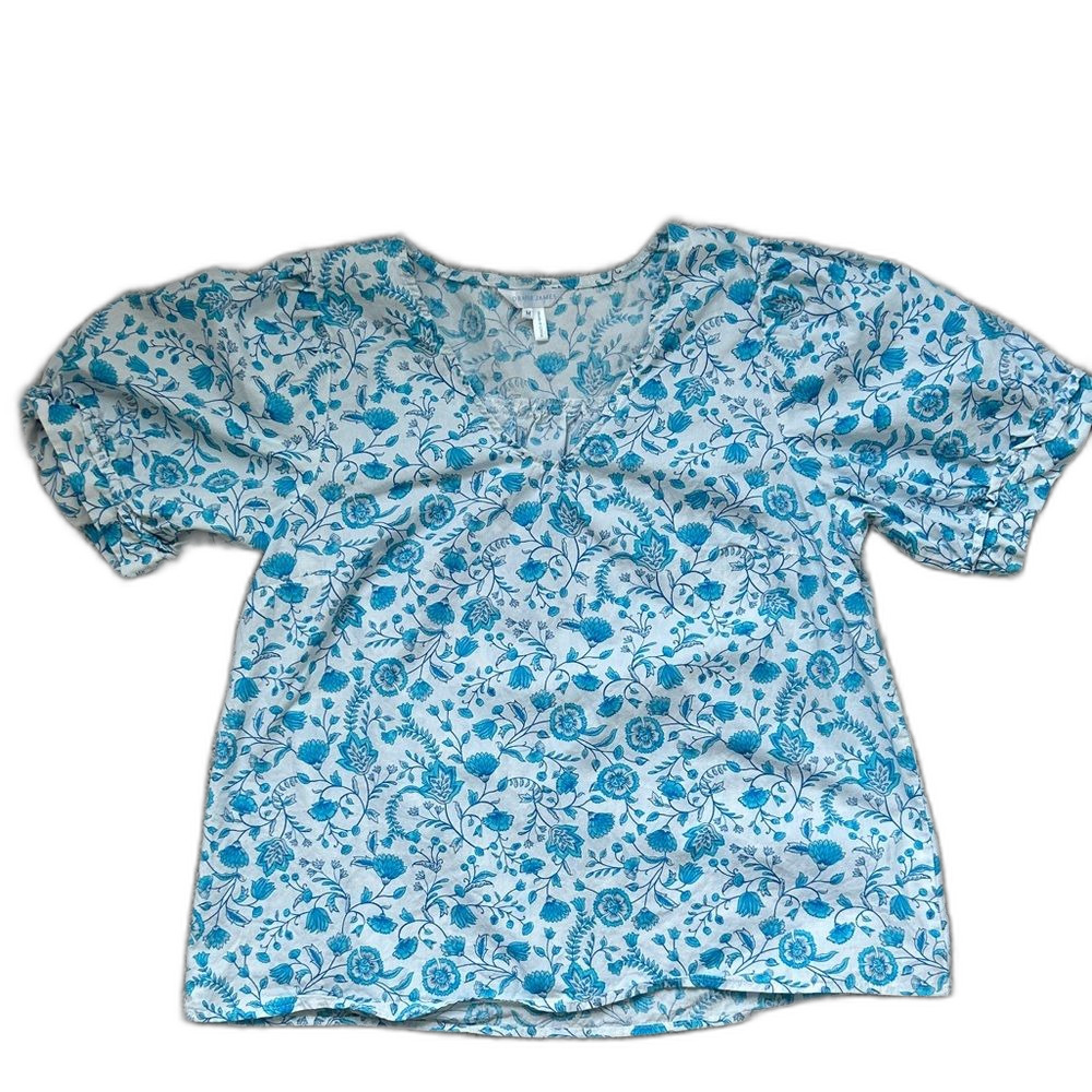Draper James Women’s Blouse – Floral Feminine Top – Women’s M